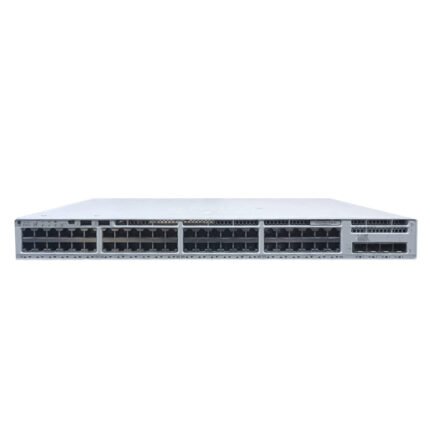 Cisco Catalyst 9200L-48P-4G Managed Switch – 48-Port Gigabit Layer 3 Switch with 4x 10G SFP Uplinks and 740W PoE Budget