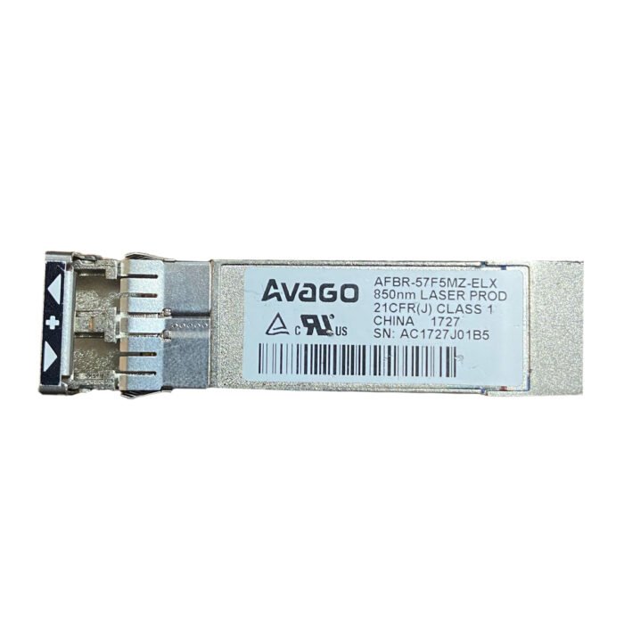 Avago AFBR-57F5MZ-ELX 16GBASE-SW SFP+ Transceiver – 16 Gbps, 850nm, LC Duplex, up to 100m Reach