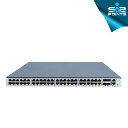 Cisco Catalyst 4948E-F front and rear view showing port layout and cooling system