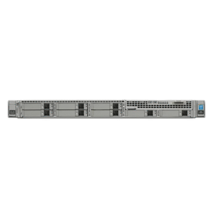 Front view of Cisco UCS C220 M3 rack server with 8x 2.5-inch drive bays