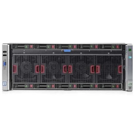 Front view of the HPE ProLiant DL580 Gen9 10x2.5" rack server, featuring a 4U design, 10 SFF drive bays, and high-performance enterprise computing.