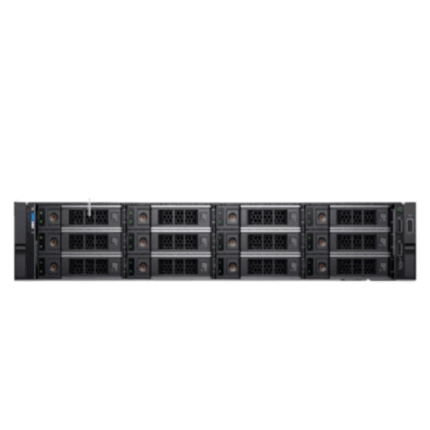 Front view of Dell EMC PowerEdge R540 12x3.5" rack server showing multiple hot-swappable drive bays.