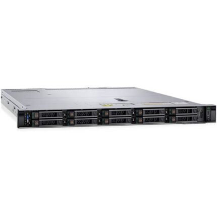 Front view of Dell EMC VxRail E560 with 10x2.5" drive bays.