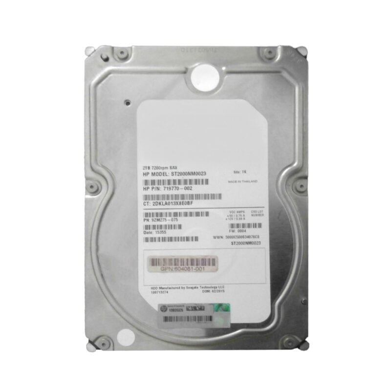 HP 2TB SAS 6Gbps 7.2K 3.5inch Hard