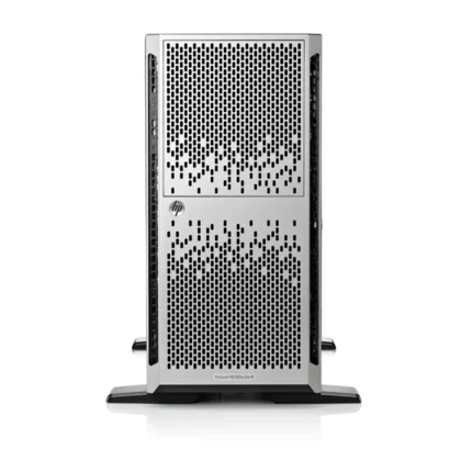 Front view of HP ProLiant ML350e Gen8 4x3.5" designed for business performance and scalable storage.