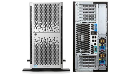 HP ProLiant ML350p Gen8 6×3.5 rear
