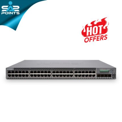 Juniper Networks EX3300-48P 48-Port Managed Layer 3 Switch – 48 x 1GbE PoE+ Ports, 4 x SFP+ Uplinks