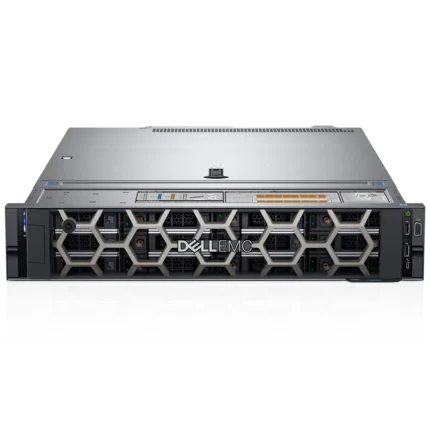 Front view of Dell EMC PowerEdge R540 with 12x3.5" drive bays and bezel cover installed.