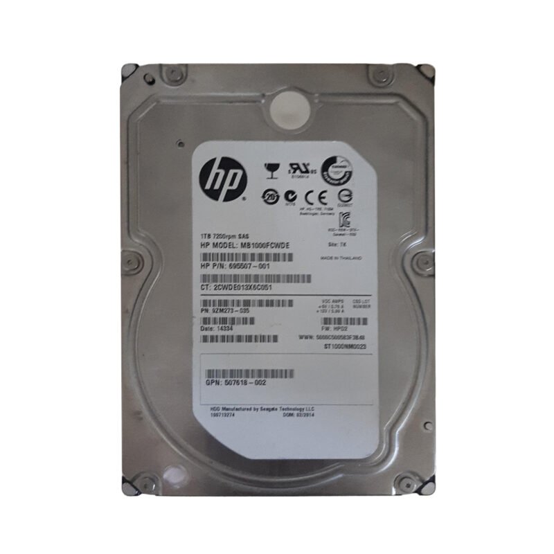 HP 9ZM273-035 1TB SAS 6Gbps 7.2K 3.5Inch Hard