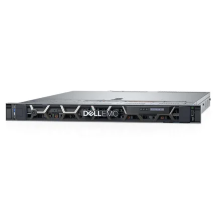 "dell-emc-poweredge-r440-4x3-5.jpg" alt="Dell EMC PowerEdge R440 4x3.5″ rack server with 4 hot-swappable 3.5-inch drive bays"