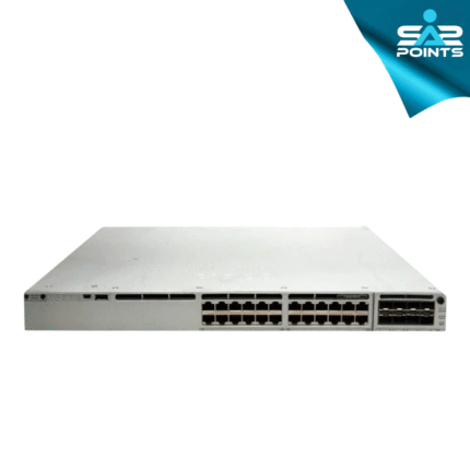 Cisco Catalyst 9300 24-port UPOE switch offering enterprise-grade performance and 60W UPOE ports.