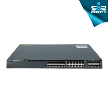 Cisco Catalyst 3650 WS-C3650-24P switch with 24 PoE+ ports and high-performance features