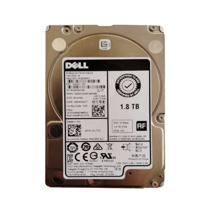 Dell 1.8TB 12gb/s SAS 10K SFF 2.5inch Hard