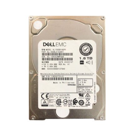 Dell EMC 1.8TB 12gb/s SAS 10K 2.5inch Hard