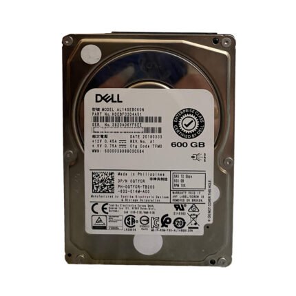 Dell 600GB 12Gbps 10K 2.5inch SAS Hard
