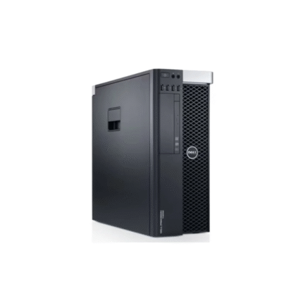 Front view of Dell Precision T3600 Workstation tower with high-performance design