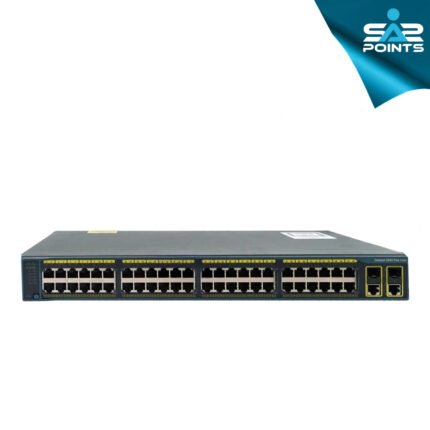 Cisco Catalyst WS-C2960+48P Switch with 48 PoE ports for efficient business connectivity