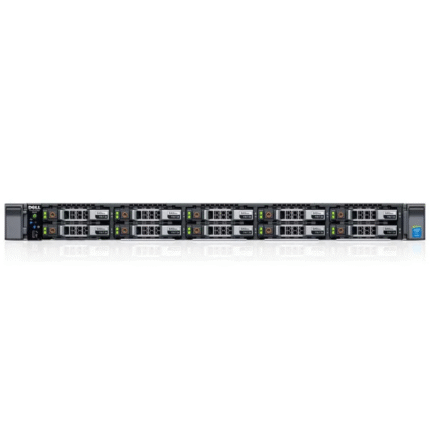 "Dell EMC PowerEdge R630 10x2.5 rack server front view showing 10 hot-swappable 2.5-inch drive bays"