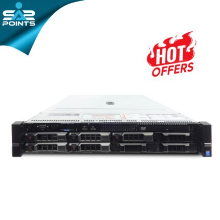 “Front view of Dell EMC PowerEdge R730 8×3.5" rack server with eight hot-swappable drive bays and enterprise-grade components.”