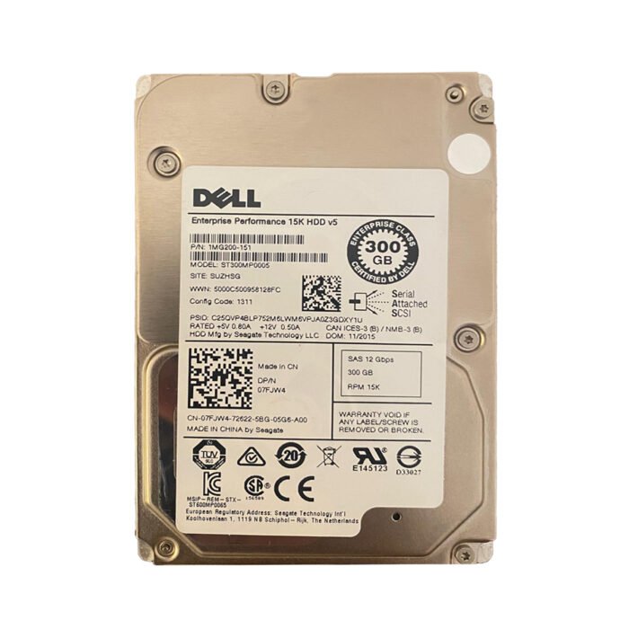 Dell 1MG200-151 300GB 12Gbps 15K 2.5Inch SAS Hard
