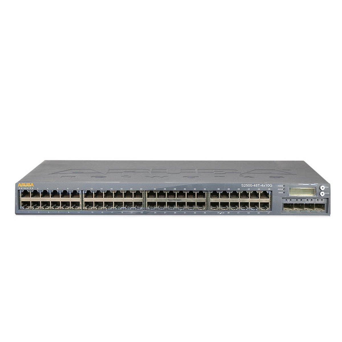 ARUBA S2500 48T enterprise switch with 48 ports and 10Gb uplinks